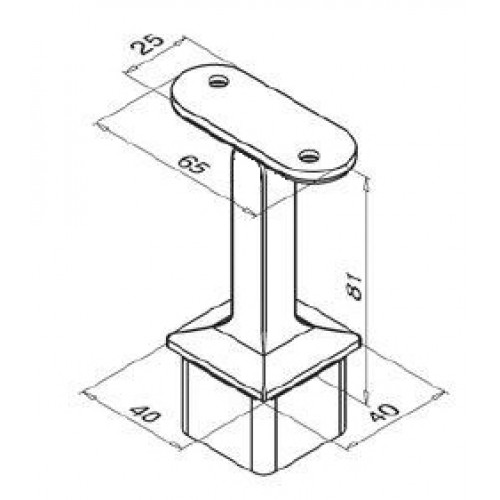 Square Cap-Fixed Stem- Flat Saddle